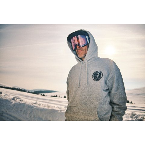 Hanorac Unisex BRDRS X GHICA POPA - Grey - Boarder's