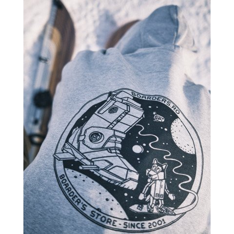 Hanorac Unisex BRDRS X GHICA POPA - Grey - Boarder's