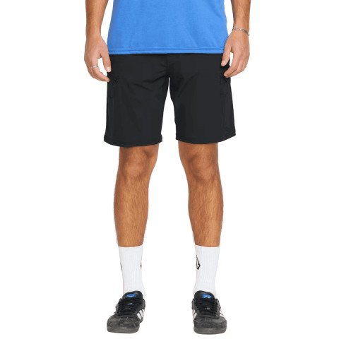 Pantaloni Scurti Barbati Volcom Cashed In Cargo Hybrid 20'' - Black - Volcom