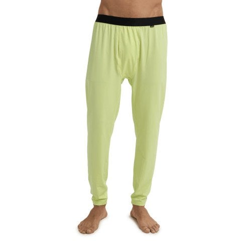 Pantaloni Termici Barbati Burton Midweight - Glow Yellow Green - Burton