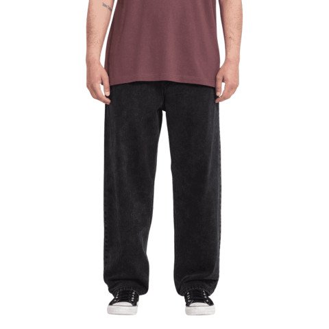 Pantaloni Barbati Volcom Freazy Loose Denim - Blackity Black - Volcom
