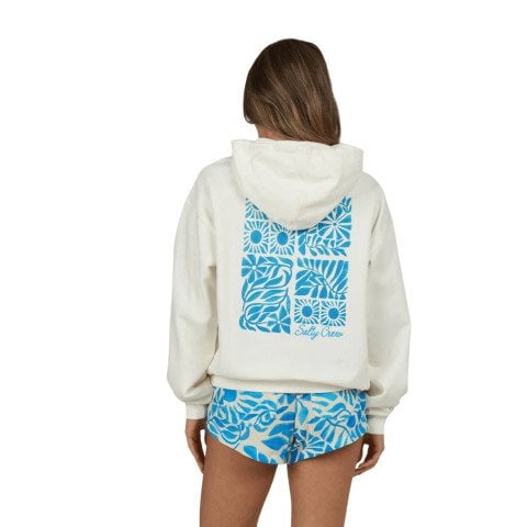 Hanorac Dama Salty Crew Sunblock - Off White - Salty Crew