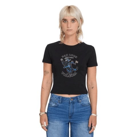 Tricou Casual Dama Volcom Eyeson - Black - Volcom