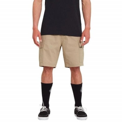 Pantaloni Scurti Barbati Volcom March Cargo - Khaki - Volcom
