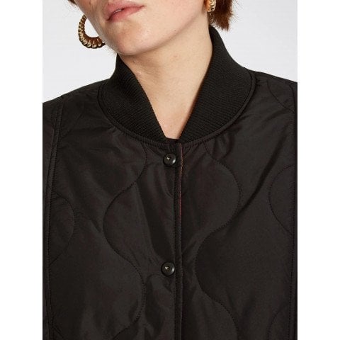 Jacheta Dama Volcom CHRISSIE ABBOTT X FRENCH Reversible - Black