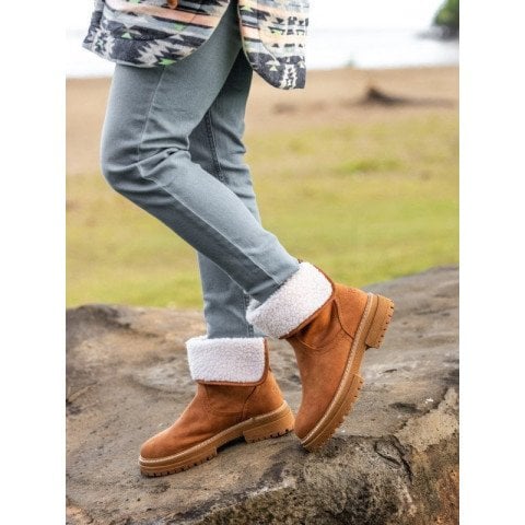 Cizme Casual Dama Roxy Autumn - Tan