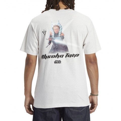 Tricou Barbati DC X Star Wars Ahsoka - Snow Heather - DC