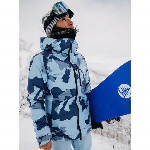 Geaca Snowboard Dama AK-Burton Upshift GORE-TEX 2L - Geocamo