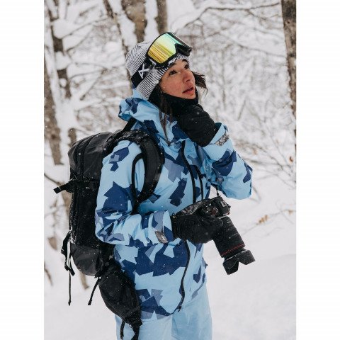 Geaca Snowboard Dama AK-Burton Upshift GORE-TEX 2L - Geocamo