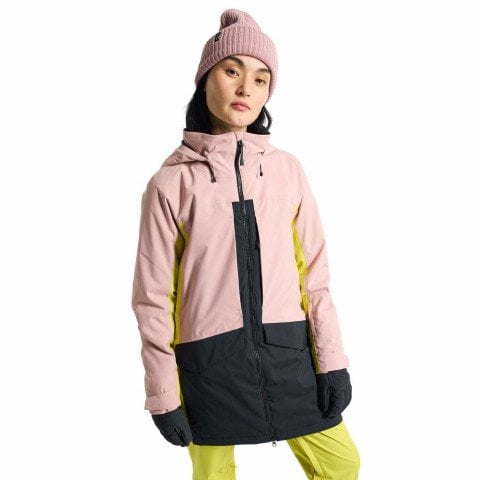Geaca Snowboard Dama Burton Prowess 2.0 2L - Powder Blush Sulfur True Black - Burton