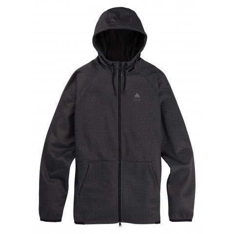 Hanorac Termal Unisex Burton Crown Weatherproof Full-Zip - True Black Heather - Burton