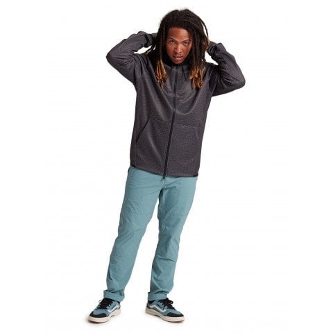 Hanorac Termal Unisex Burton Crown Weatherproof Full-Zip - True Black Heather - Burton