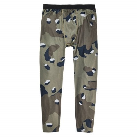 Pantaloni Termici Barbati Burton Midweight - Forest Moss Cookie Camo - Burton
