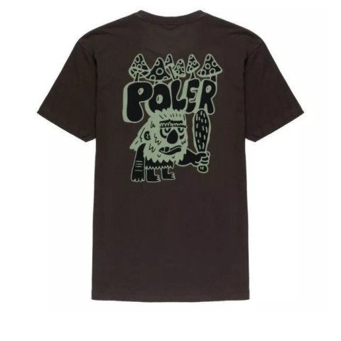 Tricou Barbati Poler Caveman - Dark Chocolate - Poler
