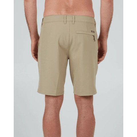 Pantaloni Scurti Barbati Salty Crew Lowtide Hybrid - Khaki - Salty Crew