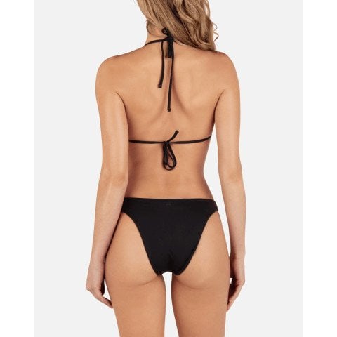 Slip Costum de Baie Hurley Solid Cheeky Scoop - Black - Hurley