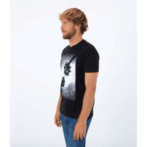 Tricou Barbati Hurley Oceancare Photoprint - Black - Hurley