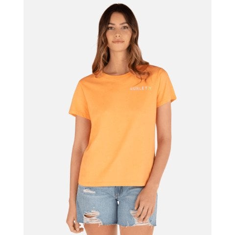 Tricou Femei Hurley Smile Check - Orange - Hurley