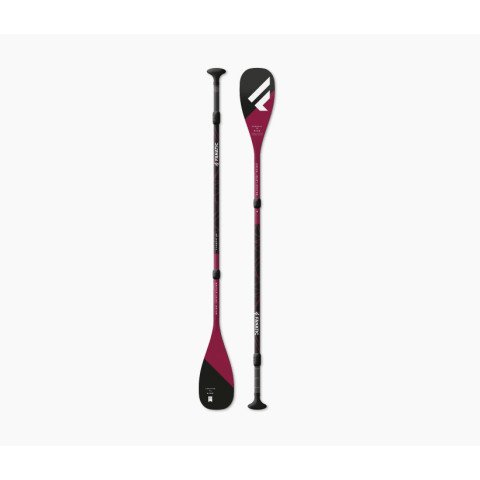 Padela SUP Fanatic Carbon 80 Adjustable 3-Piece - Black/Rubin Red - Fanatic