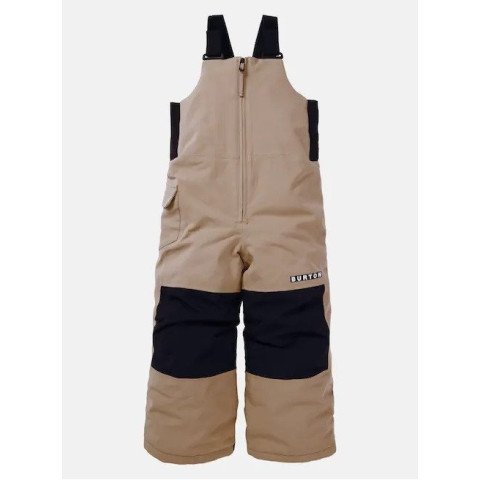 Pantaloni Ski/Snowboard Copii Burton Maven 2L Bib - Summit Taupe