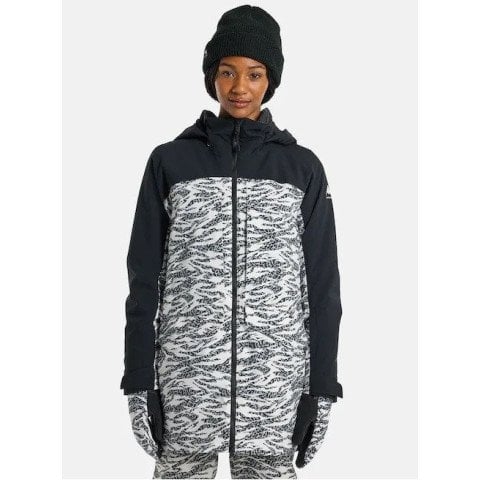 Geaca Snowboard Dama Burton Prowess 2.0 - True Black Zebra Camo