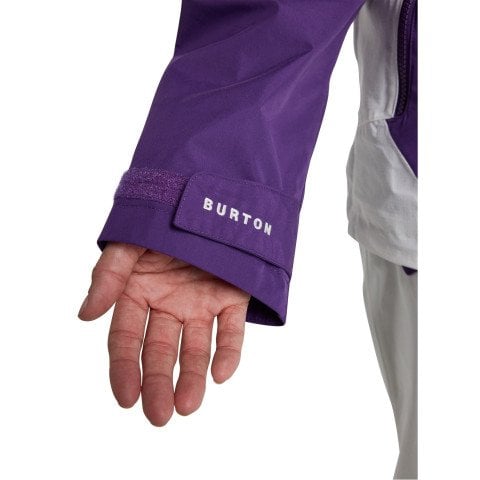 Geaca Snowboard Dama Burton Frostner Anorak - Imperial Purple Stout White