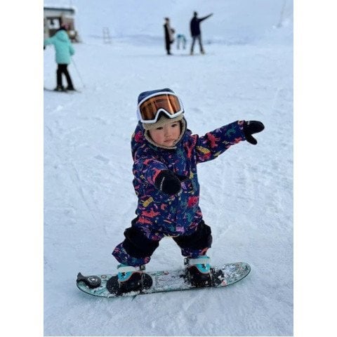 Salopeta Snowboard Copii Burton Toddlers' 2L One Piece - Animal Show