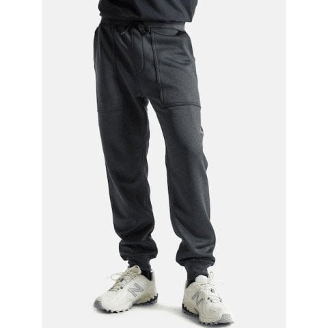 Pantaloni Barbati Burton Oak Fleece - True Black Heather