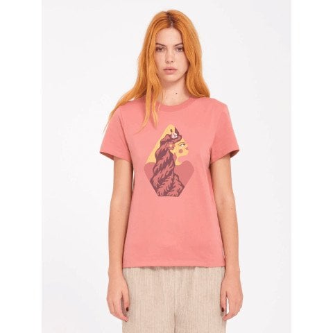 Tricou Dama Volcom Radical Daze - Mauve Rose - Volcom