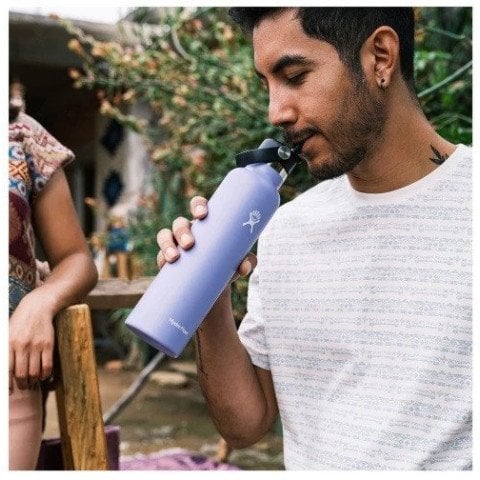 Termos Hydro Flask Standard Flex Straw Cap 21 oz - Fossil - Hydro Flask