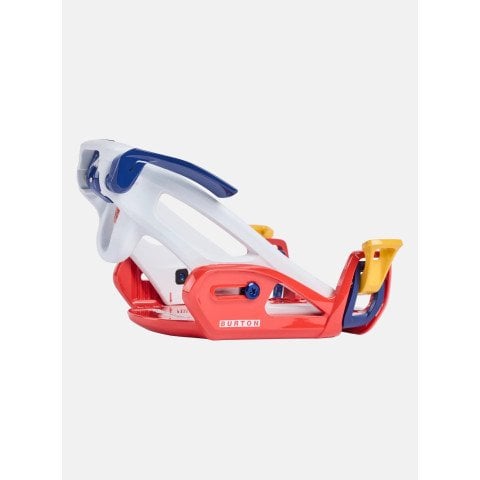 Legatura Snowboard Copii Burton Step On Grom - White Multi