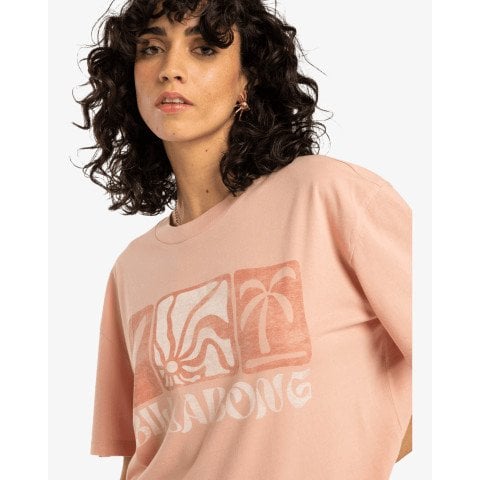 Tricou Dama Billabong Beachbums - Rose Bud - Billabong