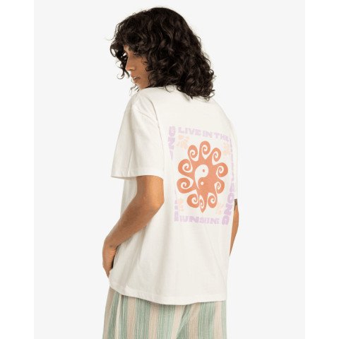 Tricou Dama Billabong Sunshine Living - Salt Crystal