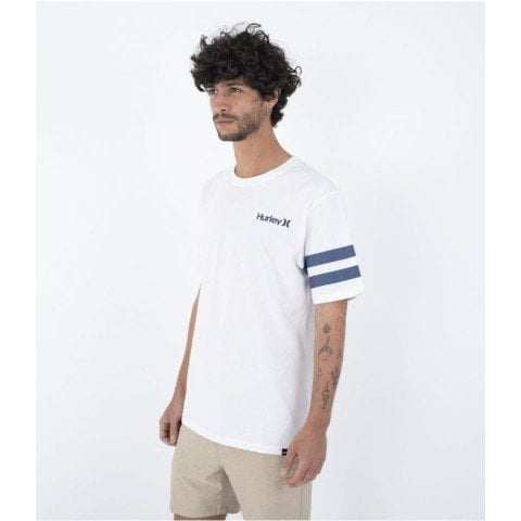 Tricou Barbati Hurley Oceancare Block Party - White - Hurley
