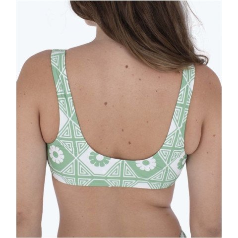 Sutien Costum de Baie Hurley Mikonos Crop Top - Mineral Green