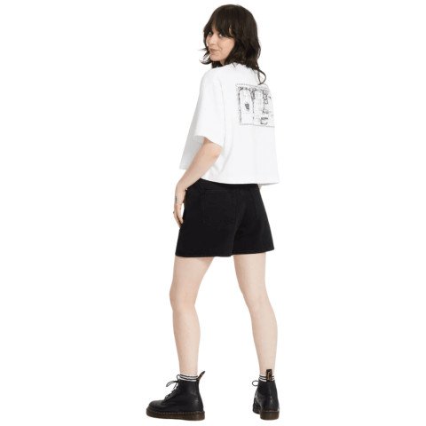 Tricou Dama Volcom Drumstone - White