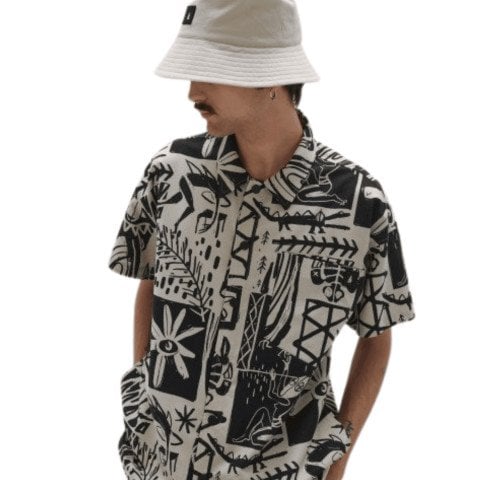 Camasa Barbati Pinetime Weekender - Black/Peyote AOP