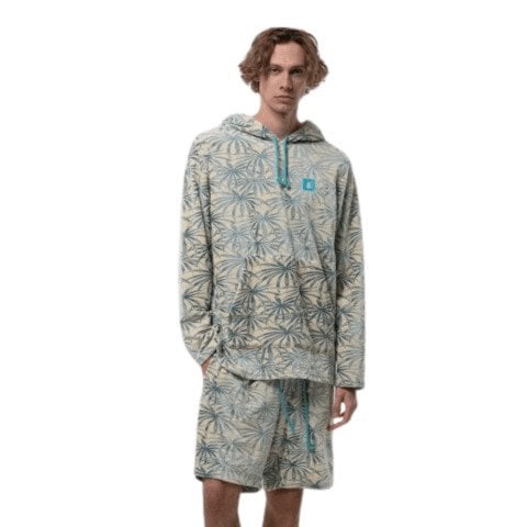 Hanorac Termal Barbati Pinetime Palm - Leaf AOP