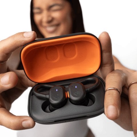 Casti Audio Skullcandy Push Active - Black/Orange