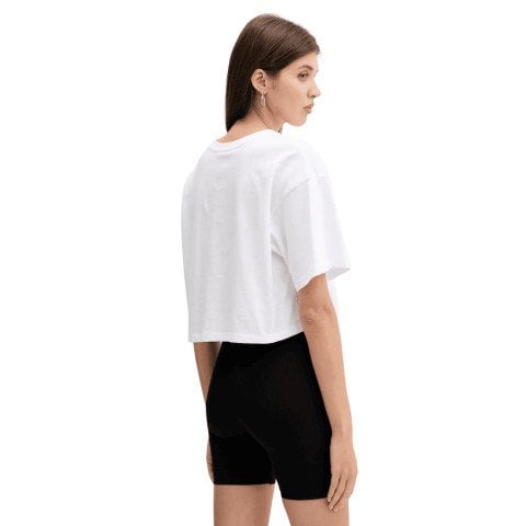 Tricou Dama Vans Rhythm Relaxed Crop - White - Vans