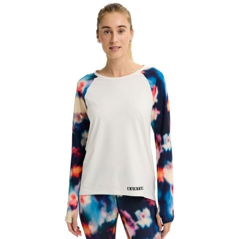 Bluza Termica Dama Burton Roadie Tech - Stout White Floral Blur - Burton