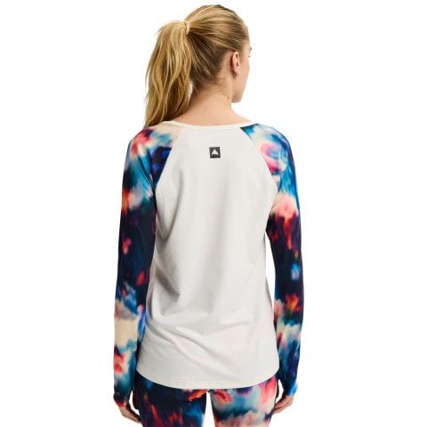 Bluza Termica Dama Burton Roadie Tech - Stout White Floral Blur - Burton