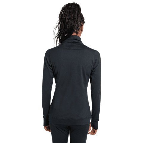 Bluza Termica Dama Burton Midweight Long Neck - True Black - Burton