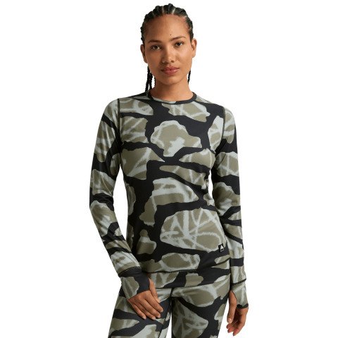 Bluza Termica Dama Burton Midweight - Graffiti Camo - Burton