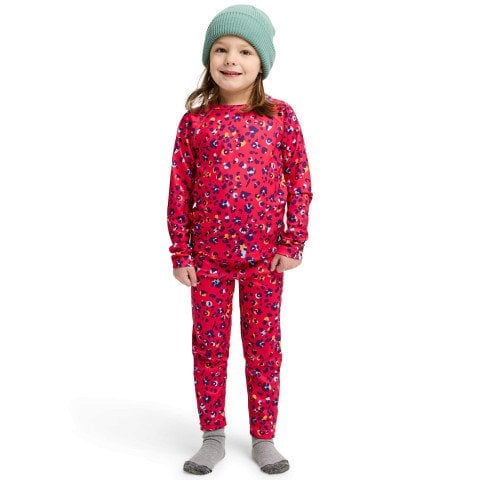 Set bluza si pantaloni termici copii Burton T Lightweight - Wildcat Floral - Burton