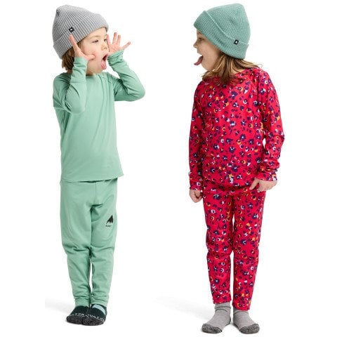 Set bluza si pantaloni termici copii Burton T Lightweight - Wildcat Floral - Burton