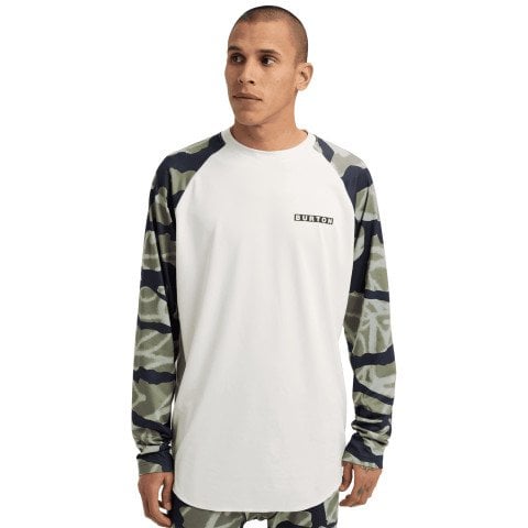 Bluza Termica Barbati Burton Roadie Tech - Stout White Graffiti Camo - Burton