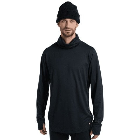 Bluza Termica Barbati Burton Midweight Long Neck - True Black - Burton