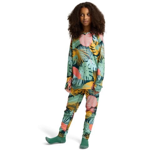 Set bluza si pantaloni termici copii Burton K Lightweight - Oversized Tropical - Burton