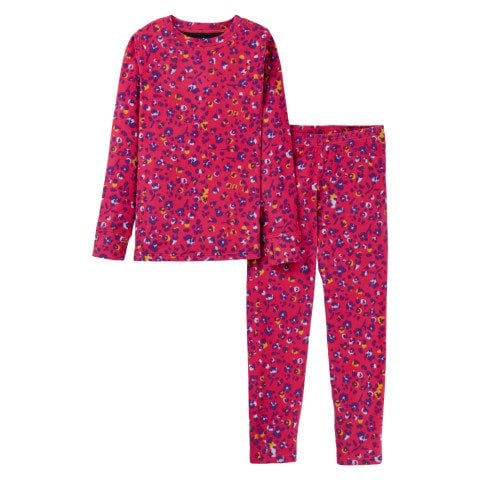 Set bluza si pantaloni termici copii Burton K Heavyweight Fleece - Wildcat Floral